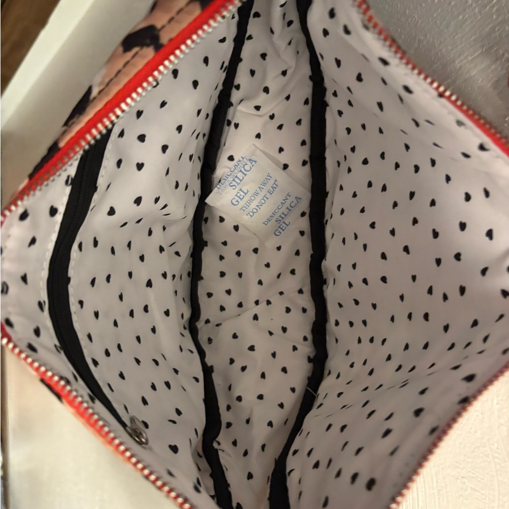 Brighton Animal Print Crossbody Bag with Red Accents - Picture 3 of 4